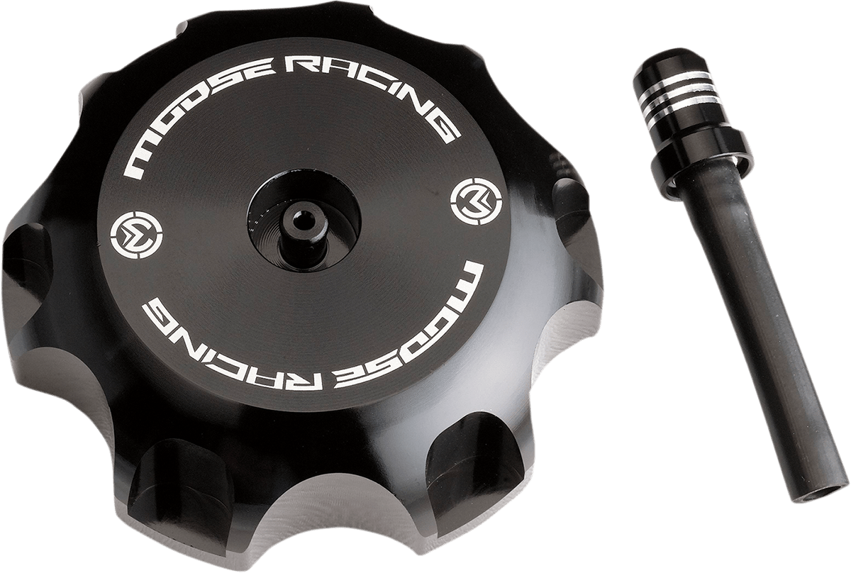 Moose Offroad Aluminum Gas Cap for IMS Tanks - Black, Part T03-4133GB - Kelly Motorsports