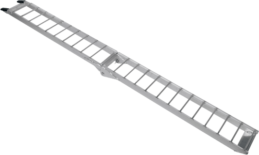 MOOSE OFFROAD AR848 Folding Aluminum Ramp – 8 x 84 inches for Easy Loading and Transport - Kelly Motorsports