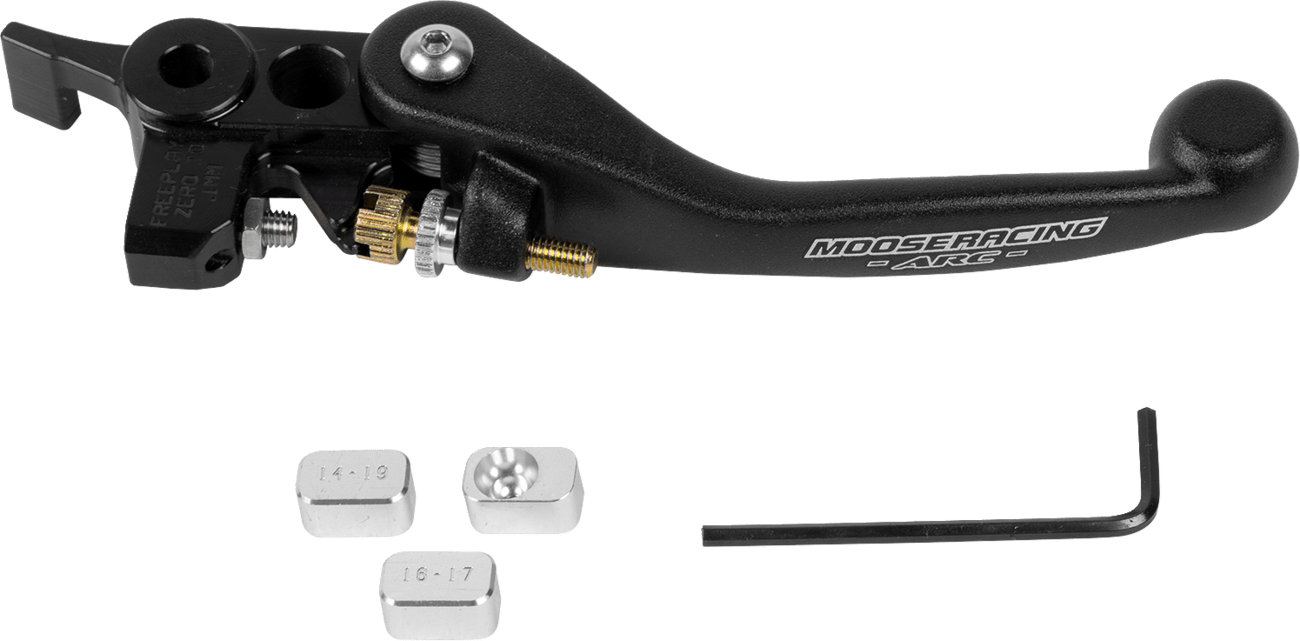 Moose Offroad ARC Power Brake Lever - Black, Part Number AC-MBR-224iM - Kelly Motorsports
