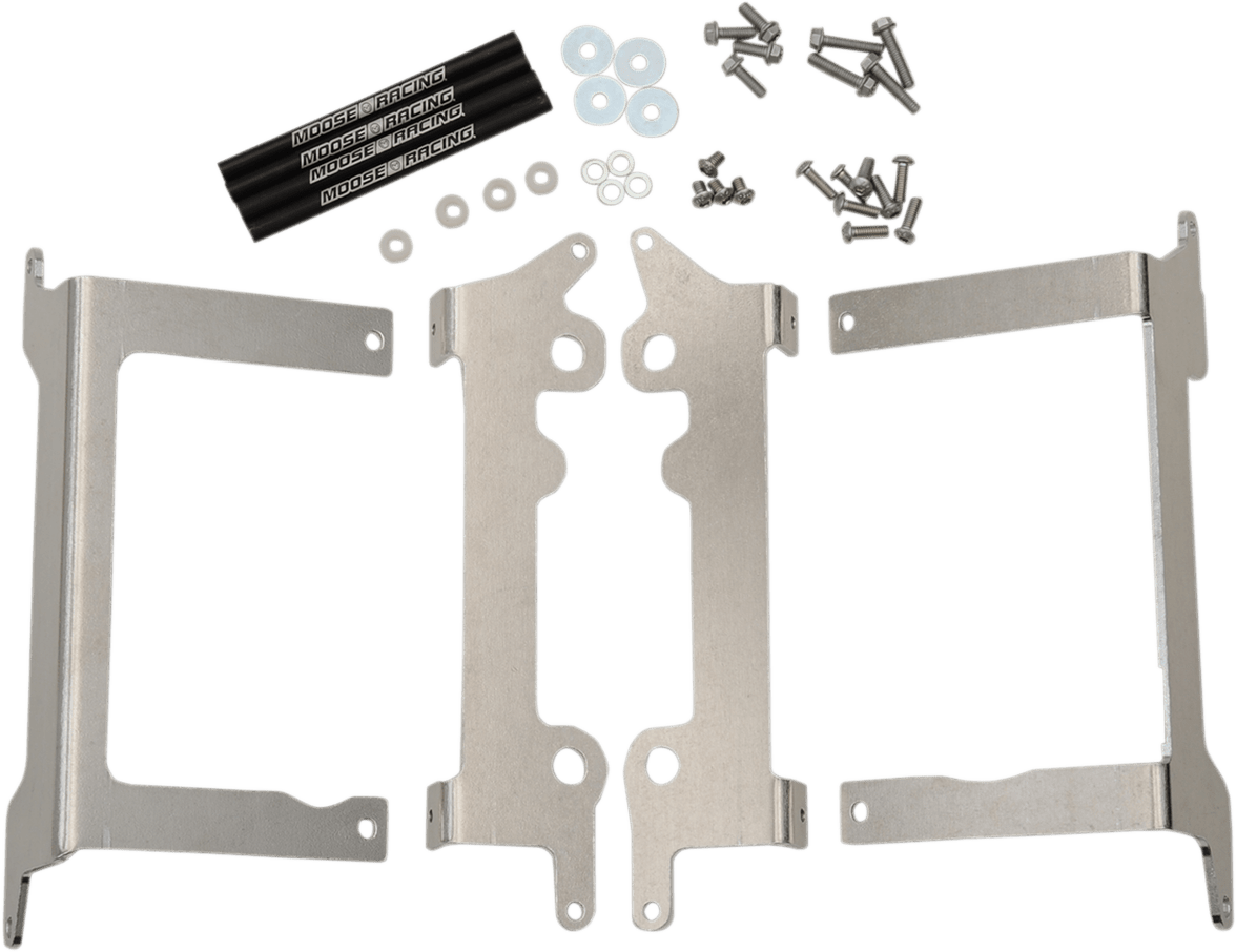 Moose Offroad Beta 11-402 Radiator Braces - Heavy-Duty 4mm Aluminum Support - Kelly Motorsports