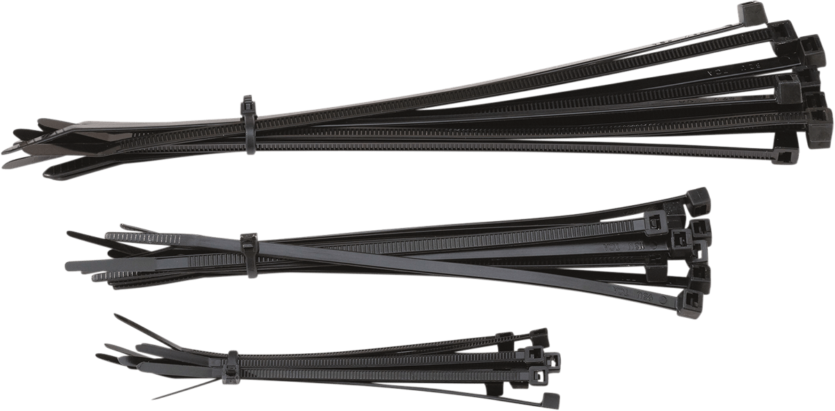 Moose Offroad Black Cable Ties 30-Pack | Part Number 303-4687 - Kelly Motorsports