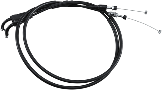 MOOSE Offroad Black Vinyl Throttle Cable - 33-1/2 inch for Yamaha 45-1180 - Kelly Motorsports