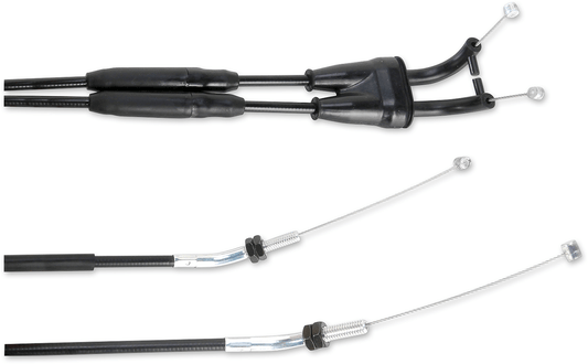 MOOSE OFFROAD Black Vinyl Throttle Cable 33-1/4 inch for Husqvarna 45-1053 - Kelly Motorsports