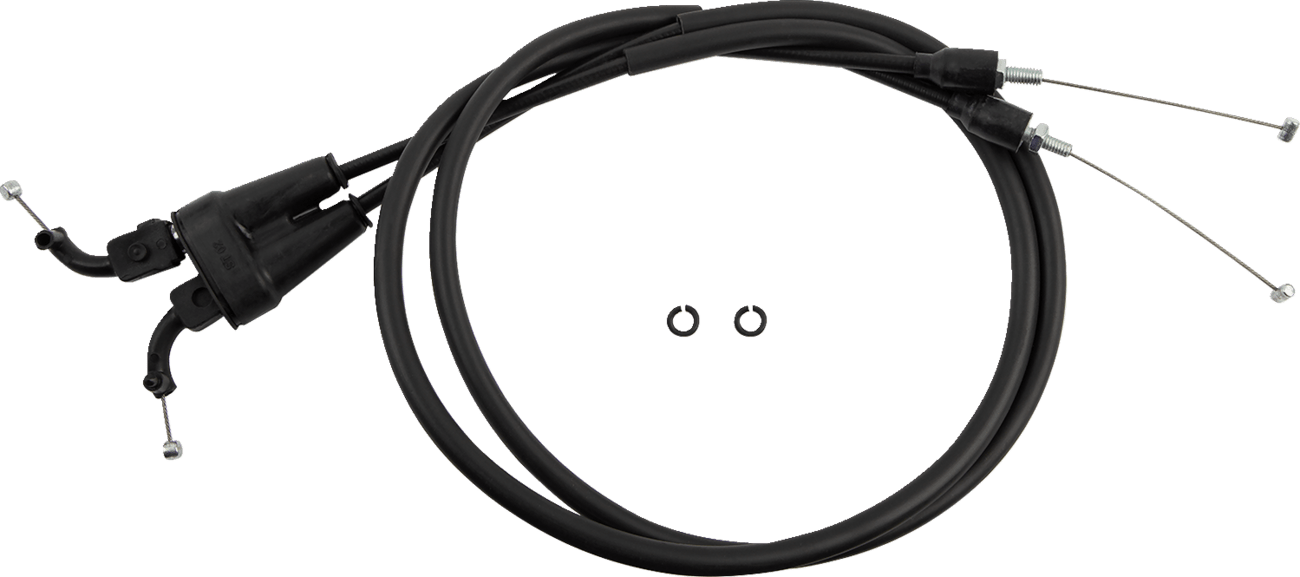 Moose Offroad Black Vinyl Throttle Cable 45-1270 for Gas Gas, Husqvarna, KTM - Kelly Motorsports