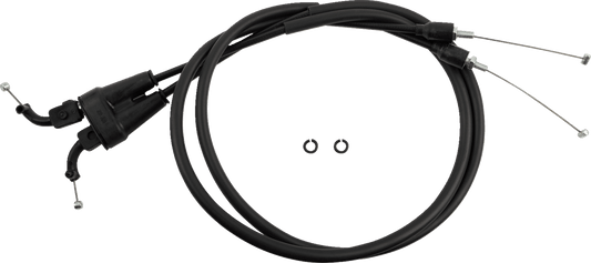 Moose Offroad Black Vinyl Throttle Cable 45-1270 for Gas Gas, Husqvarna, KTM - Kelly Motorsports