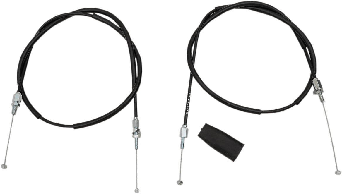 MOOSE Offroad Black Vinyl Throttle Cable for Honda 45-1264 - 36-1/4 inches - Kelly Motorsports