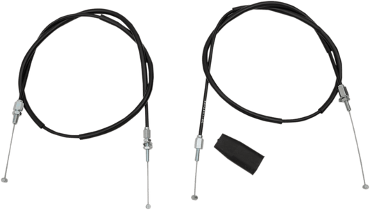 MOOSE Offroad Black Vinyl Throttle Cable for Honda 45-1264 - 36-1/4 inches - Kelly Motorsports