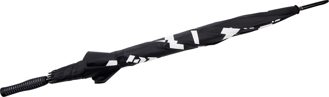 MOOSE OFFROAD Black/White Large Umbrella Part 9501-0276 for Outdoor Shade and Rain Protection - Kelly Motorsports