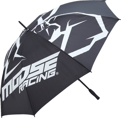 MOOSE OFFROAD Black/White Large Umbrella Part 9501-0276 for Outdoor Shade and Rain Protection - Kelly Motorsports
