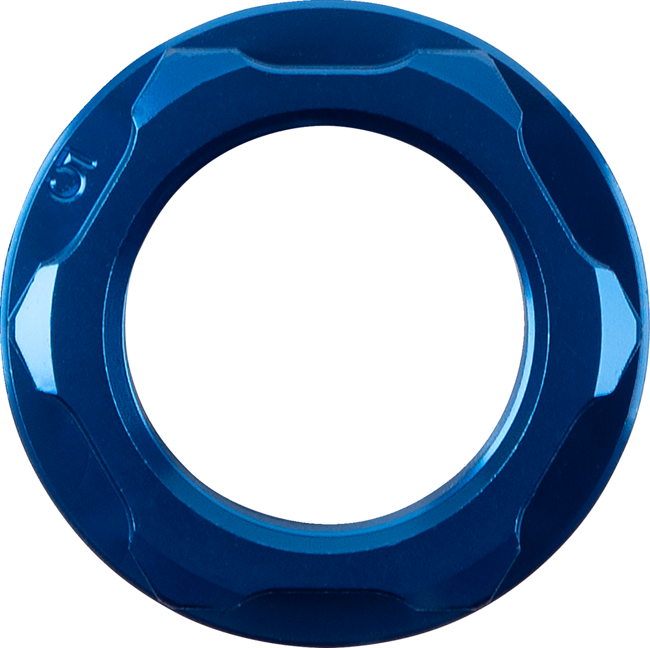 Moose Offroad C23-4244L Steering Stem Nut - Blue Aluminum for Enhanced Durability - Kelly Motorsports