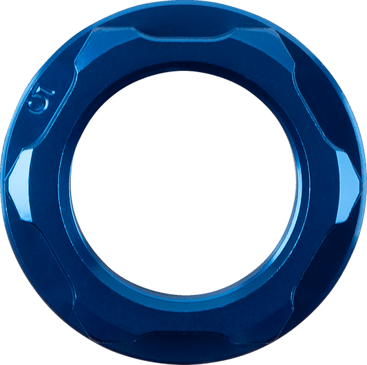 Moose Offroad C23-4244L Steering Stem Nut - Blue Aluminum for Enhanced Durability - Kelly Motorsports