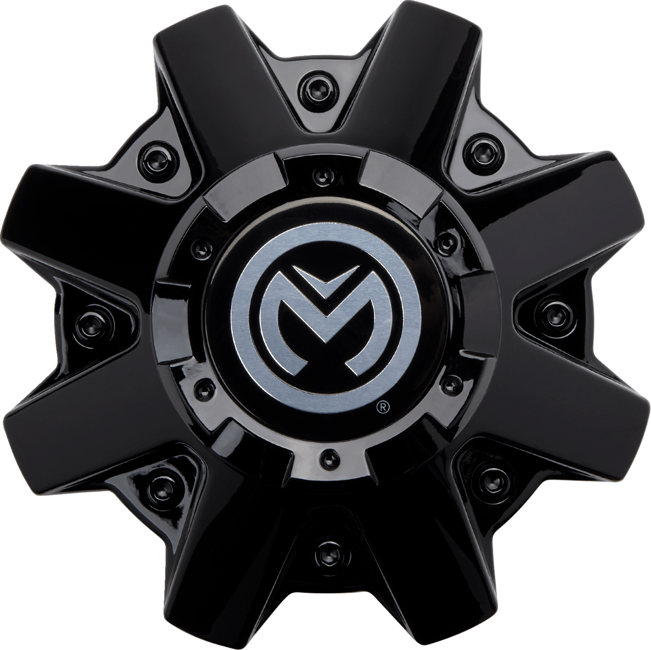 MOOSE OFFROAD C550GB-MOO Replacement Center Cap for 416X Wheels - Gloss Black Finish - Kelly Motorsports
