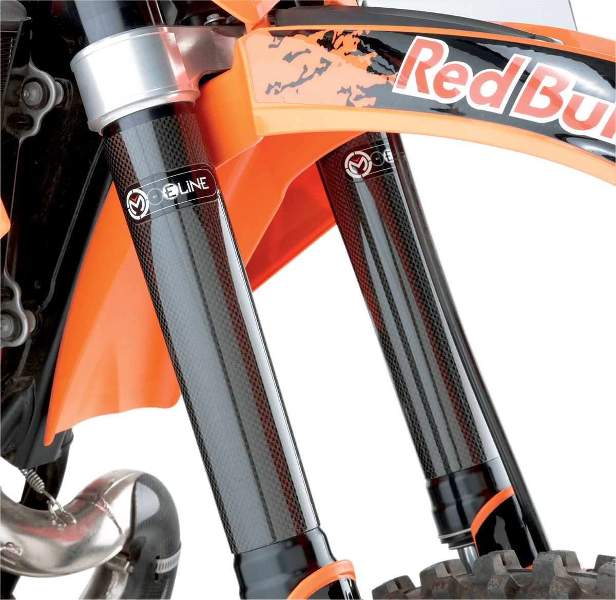 Moose Offroad Carbon Fiber Fork Guards FG01 for Enhanced Protection and Style - Kelly Motorsports