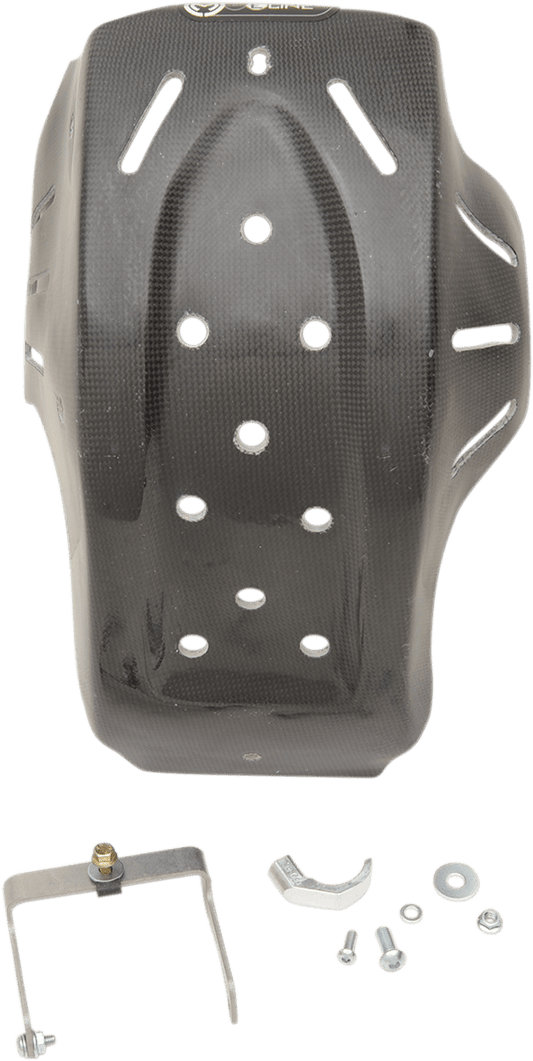 MOOSE OFFROAD Carbon Fiber Skid Plate for Husqvarna and KTM MSP45016 - Kelly Motorsports