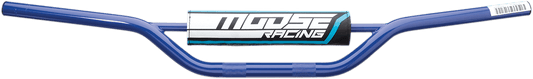 MOOSE Offroad Carbon Steel 7/8" Mini Handlebar - Blue (Part Number: H31-6262L) - Kelly Motorsports