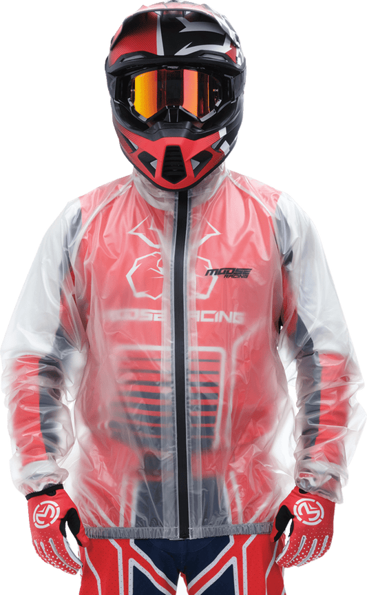 MOOSE OFFROAD Clear Rain Jacket - Medium, Model 2854-0372 - Kelly Motorsports
