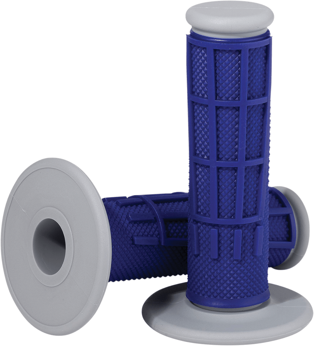 Moose Offroad Comp Diamond Half Waffle Grips - Blue (Part Number: 1MG2315-UEM) - Kelly Motorsports
