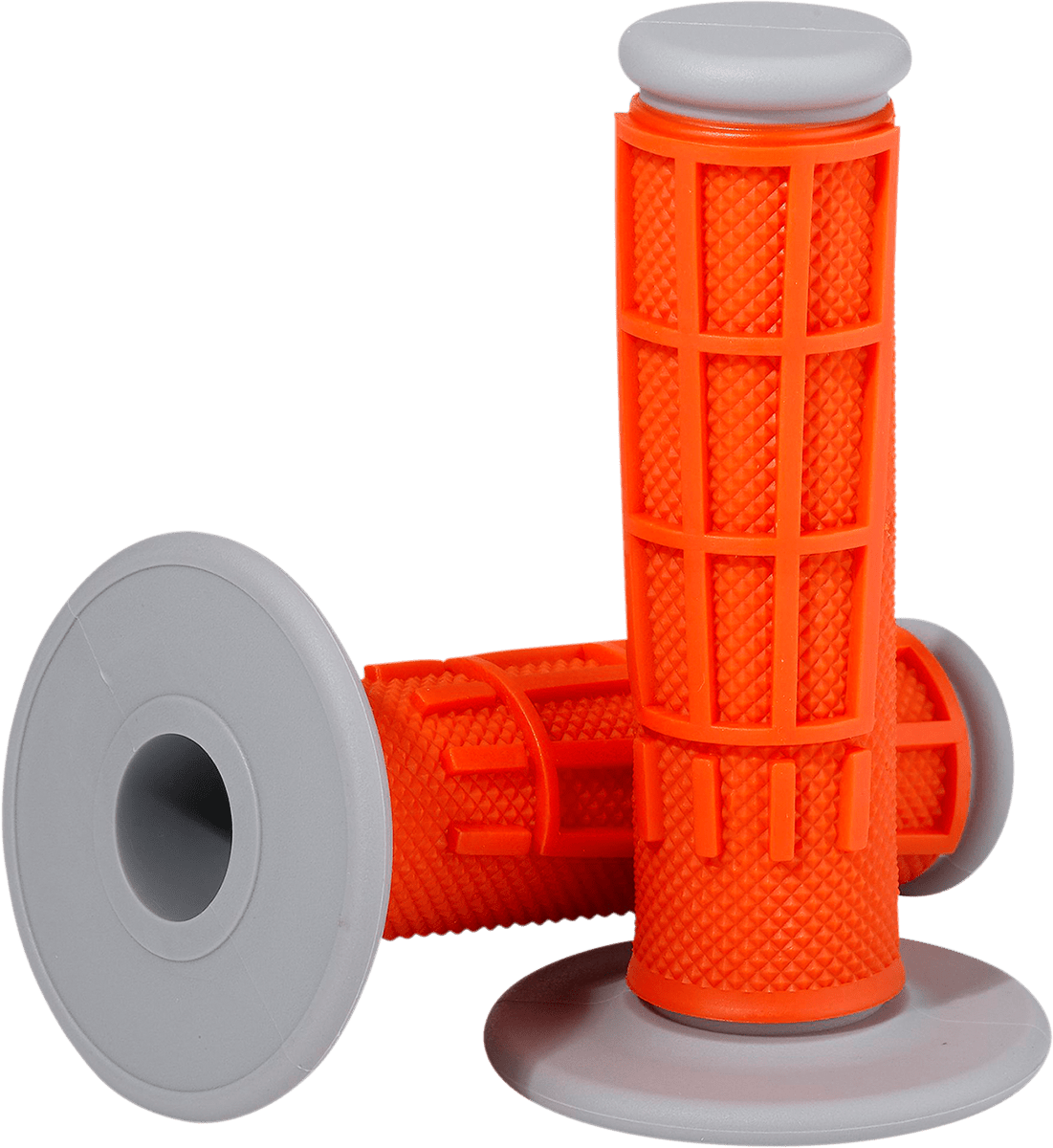 Moose Offroad Comp Diamond Half Waffle Grips - Orange (Part Number: 1MG2315-VEM) - Kelly Motorsports