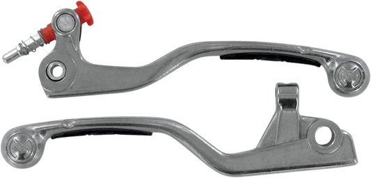 Moose Offroad Competition Lever Set - Black (Part No. 1SGKJ42) - Kelly Motorsports
