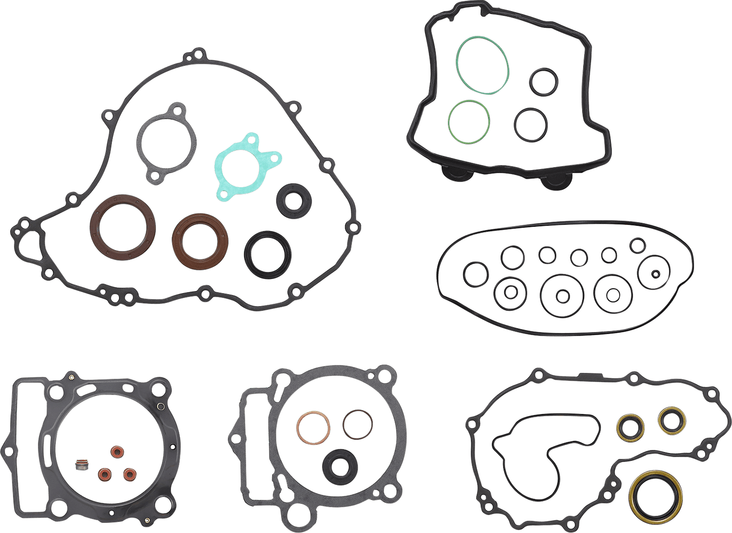 MOOSE OFFROAD Complete Gasket Set with Oil Seals for Gas Gas, Husqvarna, KTM - Part 8110044MSE - Kelly Motorsports