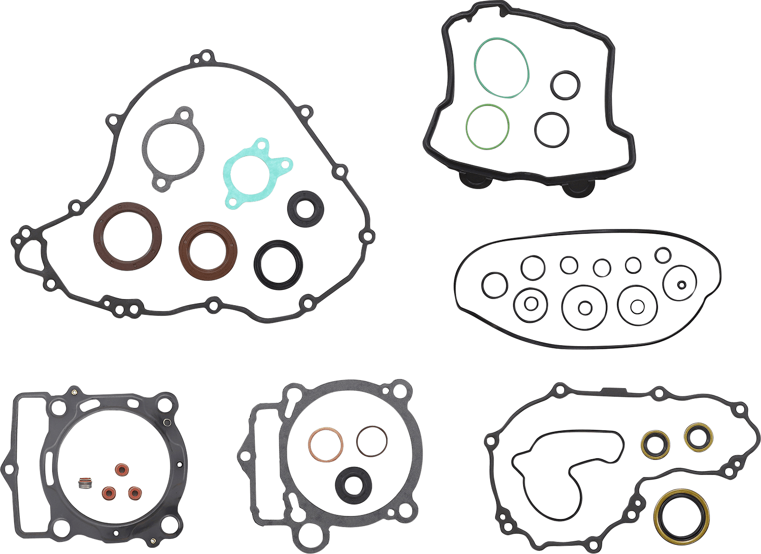 MOOSE OFFROAD Complete Gasket Set with Oil Seals for Gas Gas, Husqvarna, KTM - Part 8110044MSE - Kelly Motorsports