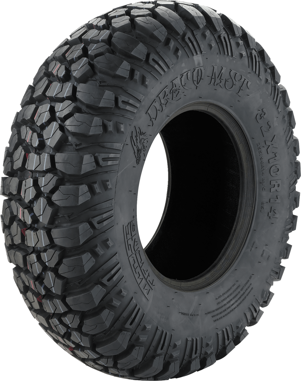 Moose Offroad Draco 32x10R15 Front/Rear Tire - 8 Ply for UTVs and Side-by-Sides - Kelly Motorsports