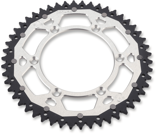 MOOSE OFFROAD Dual Sprocket - 51 Tooth - Silver for Gas Gas, Husqvarna, Husaberg, KTM (Part 1210-897-51-11X) - Kelly Motorsports