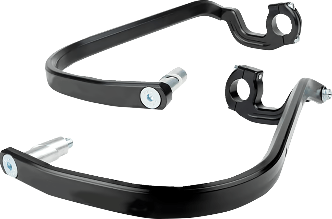 MOOSE OFFROAD Evo 2 Black Debris Deflectors with Tapered Clamp Set 50-5218B - Kelly Motorsports