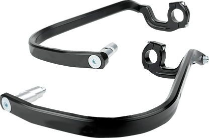 MOOSE OFFROAD Evo 2 Black Debris Deflectors with Tapered Clamp Set 50-5218B - Kelly Motorsports