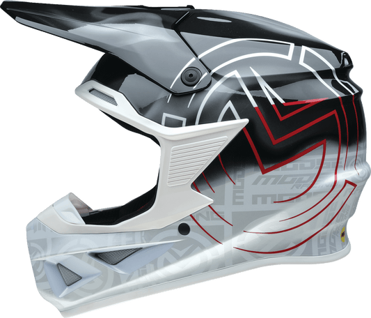 MOOSE OFFROAD F.I. 2.0 Helmet - Deceit - MIPS® - Black/White/Red - Large - Kelly Motorsports