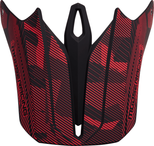 Moose Offroad F.I. MIPS® Visor Kit for Agroid Camo Helmets - Red and Black - Kelly Motorsports