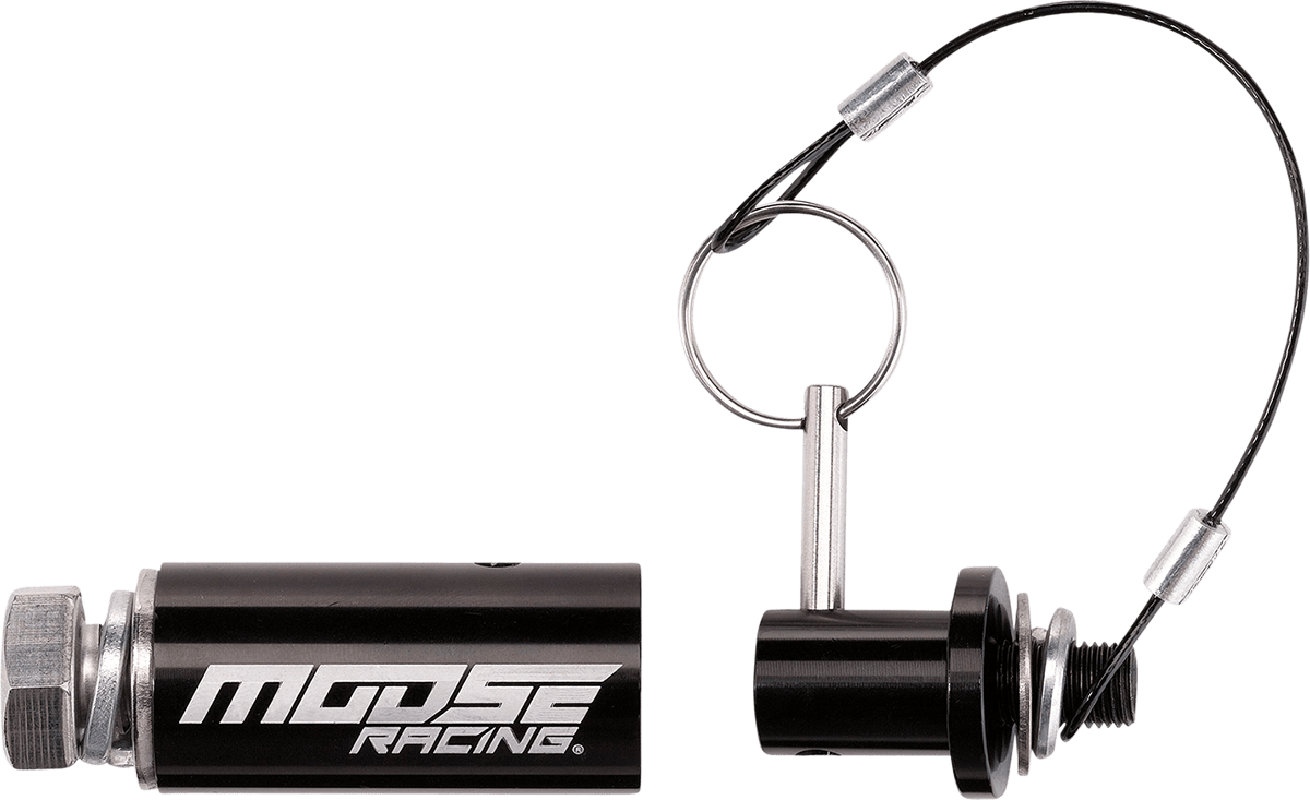 MOOSE OFFROAD Flag Mount Quick Release for LED Whip It Light Rod - Black PU-QD-BLK - Kelly Motorsports