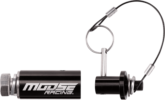 MOOSE OFFROAD Flag Mount Quick Release for LED Whip It Light Rod - Black PU-QD-BLK - Kelly Motorsports