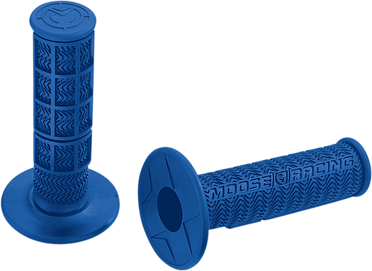 MOOSE OFFROAD Flange Style Stealth MX Grips - Blue B01MXU - Kelly Motorsports