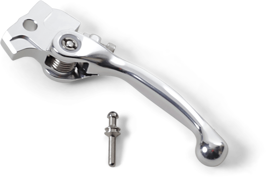 Moose Offroad Flex FG Forged 6061-T6 Brake Lever - Silver (Part H07-2909BS) - Kelly Motorsports