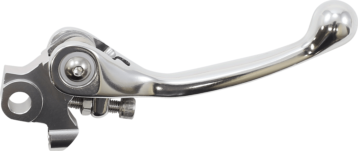 Moose Offroad Flex FG Forged 6061-T6 Brake Lever - Silver (Part H07-4912BS) - Kelly Motorsports