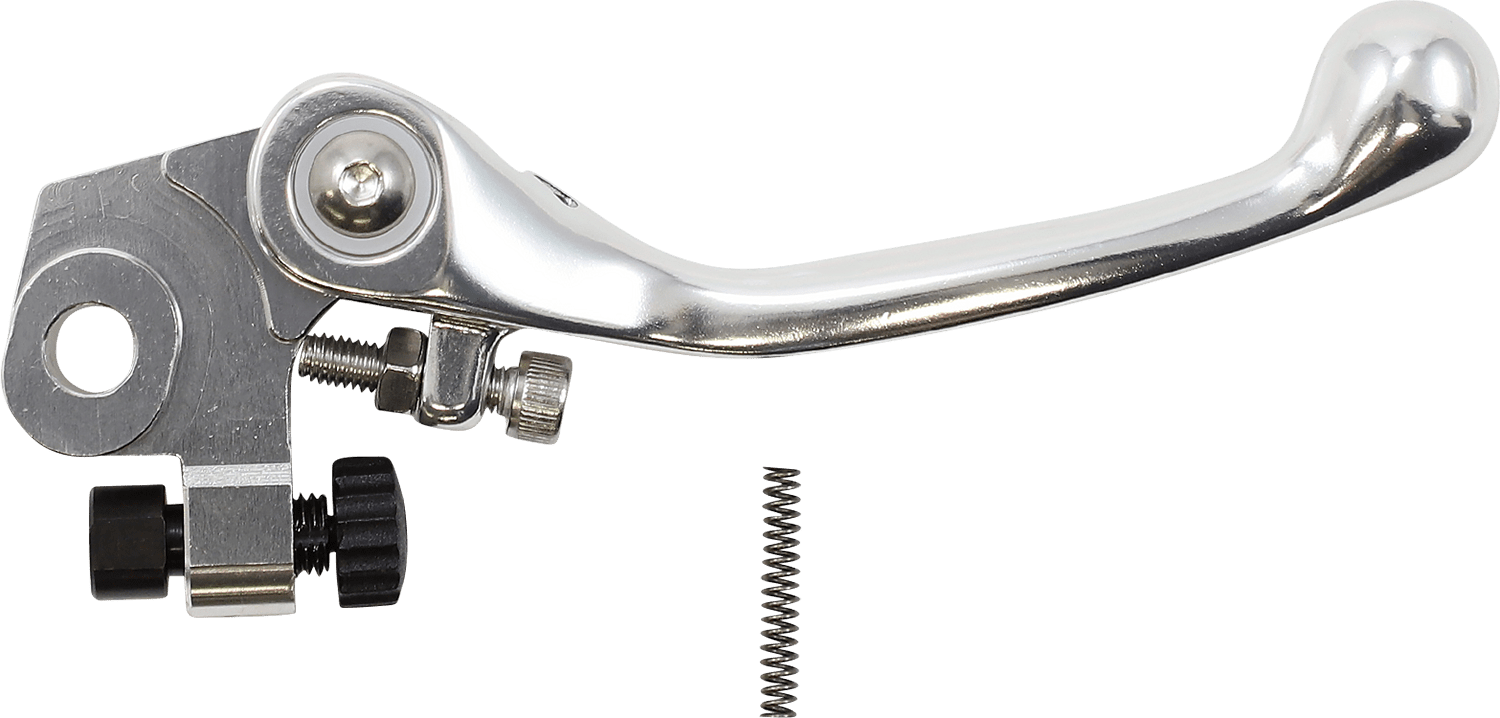 Moose Offroad Flex FG Forged 6061-T6 Brake Lever - Silver (Part No. H07-5942 BS) - Kelly Motorsports