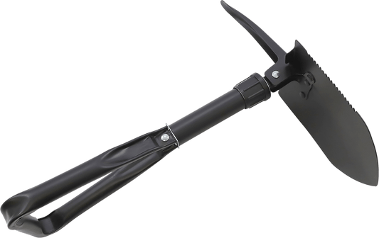 MOOSE OFFROAD Foldable Shovel Black O15-7013 - Compact and Versatile Emergency Tool - Kelly Motorsports