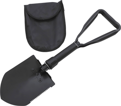 MOOSE OFFROAD Foldable Shovel Black O15-7013 - Compact and Versatile Emergency Tool - Kelly Motorsports