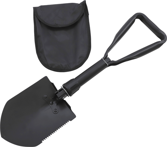 MOOSE OFFROAD Foldable Shovel Black O15-7013 - Compact and Versatile Emergency Tool - Kelly Motorsports