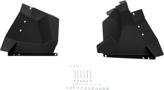 Moose Offroad Footwell Protector 0521-1814 - Aluminum Vehicle Footwell Shield - Kelly Motorsports