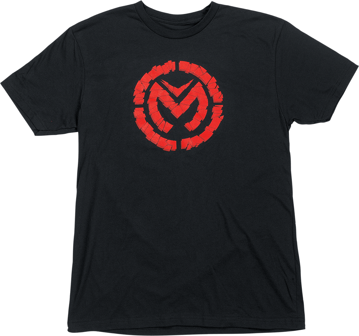 Moose Offroad Fractured T-Shirt - Black and Red, Large | Part Number 3030-22760 - Kelly Motorsports