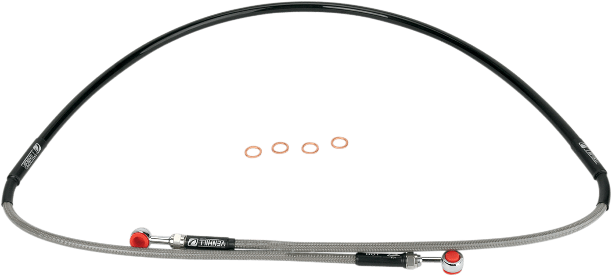 Moose Offroad Front Stainless Steel Brake Line for Yamaha YZ 80/85 Y01-1-048/P - Kelly Motorsports
