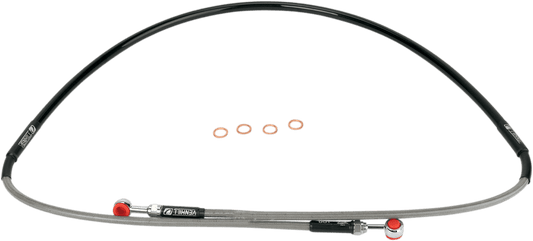 Moose Offroad Front Stainless Steel Brake Line for Yamaha YZ 80/85 Y01-1-048/P - Kelly Motorsports