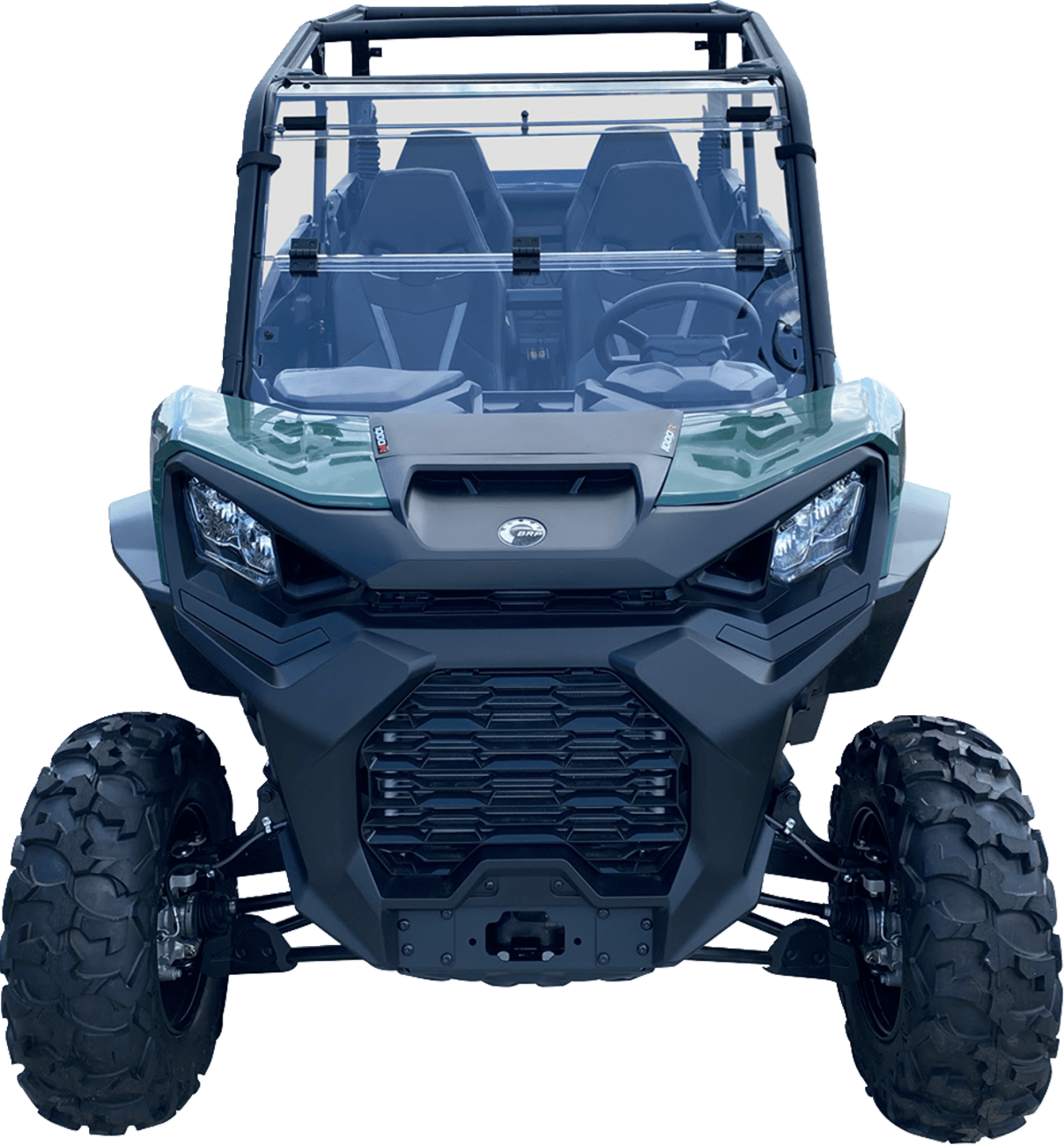 MOOSE OFFROAD Full Folding Windshield - Deluxe for Can-Am V000348-12200M - Kelly Motorsports
