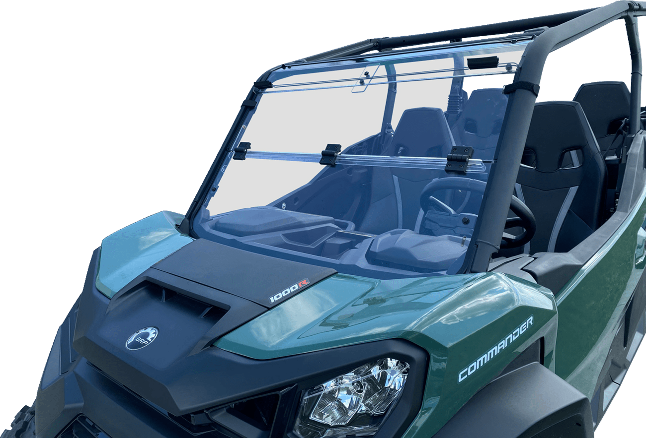 MOOSE OFFROAD Full Folding Windshield - Deluxe for Can-Am V000348-12200M - Kelly Motorsports