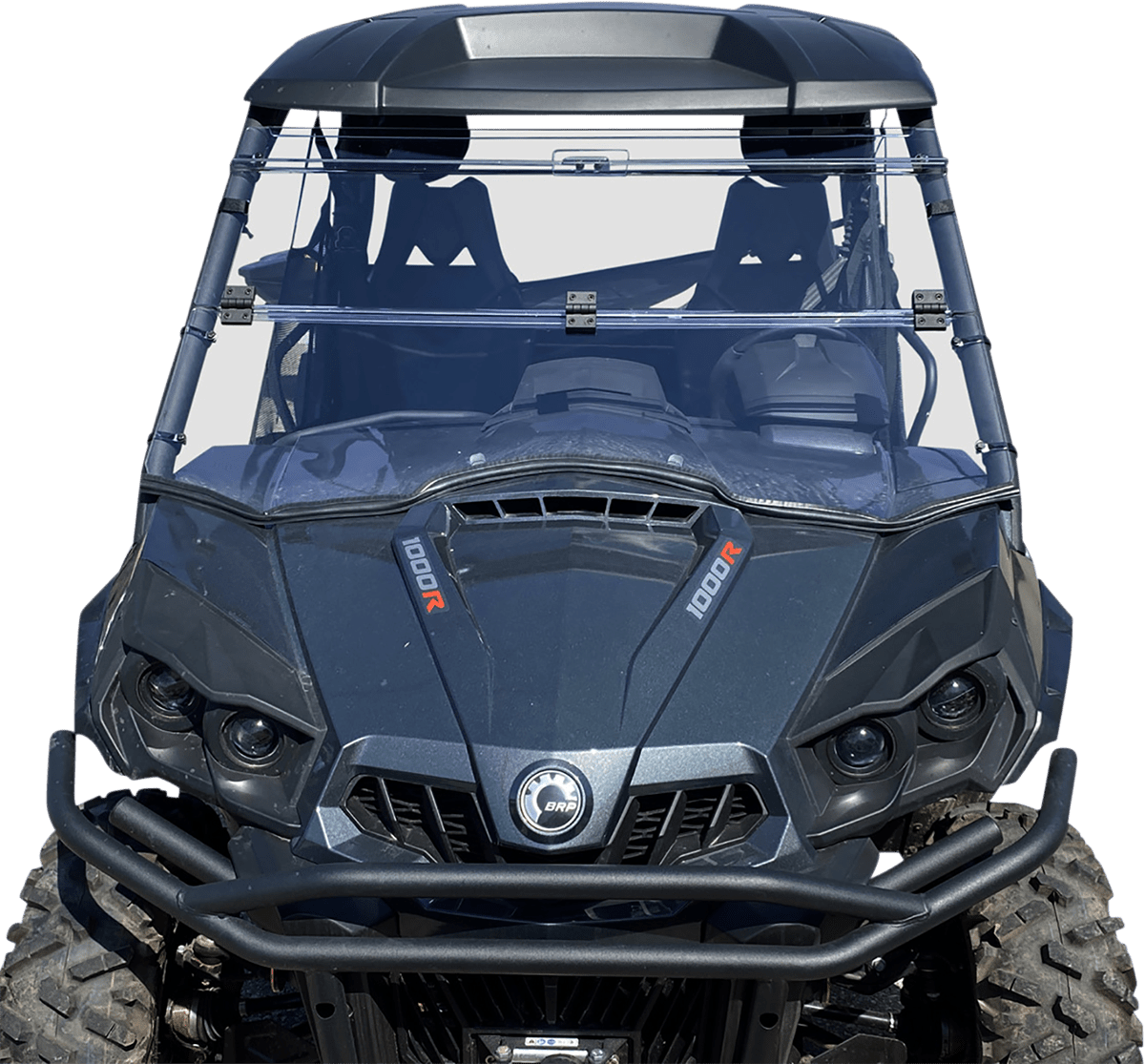 Moose Offroad Full Folding Windshield - Deluxe for Commander V000352-12200M - Kelly Motorsports