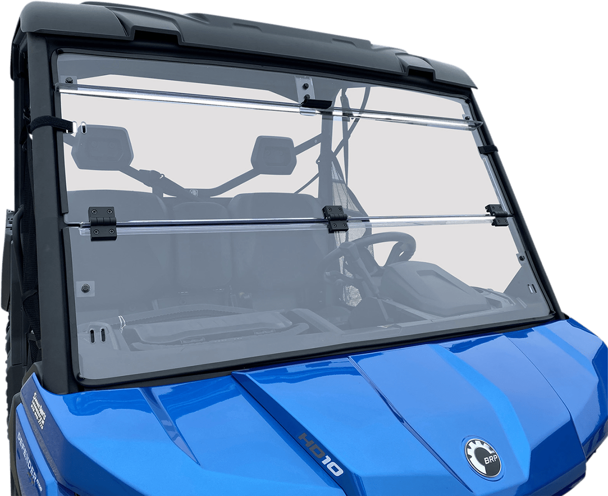 MOOSE OFFROAD Full Folding Windshield - Deluxe for Defender V000344-12200M - Kelly Motorsports