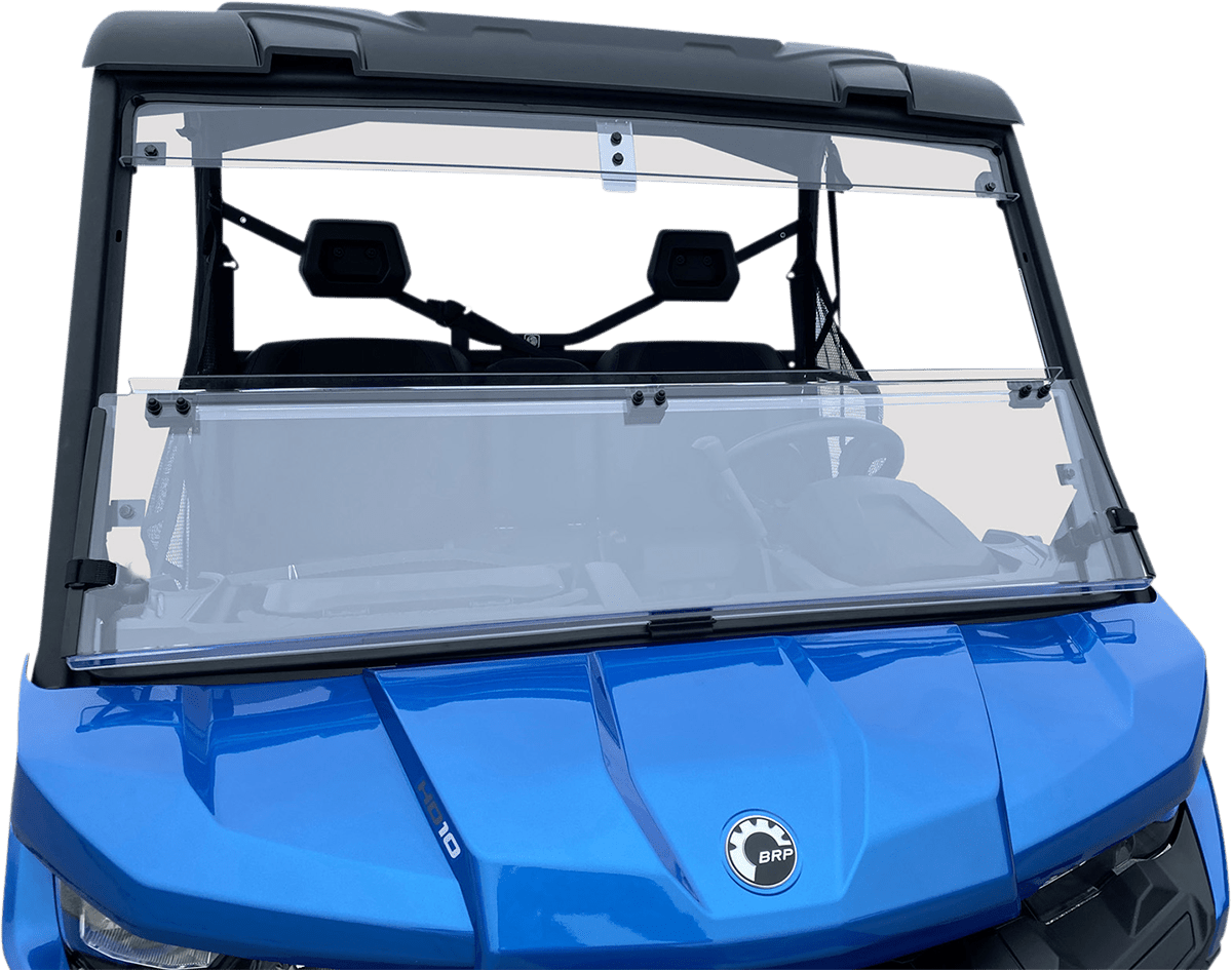 MOOSE OFFROAD Full Folding Windshield - Deluxe for Defender V000344-12200M - Kelly Motorsports