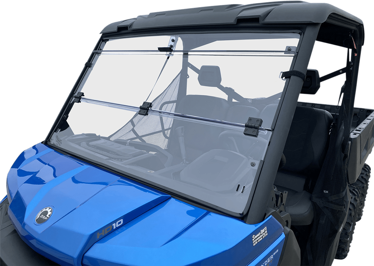 MOOSE OFFROAD Full Folding Windshield - Deluxe for Defender V000344-12200M - Kelly Motorsports